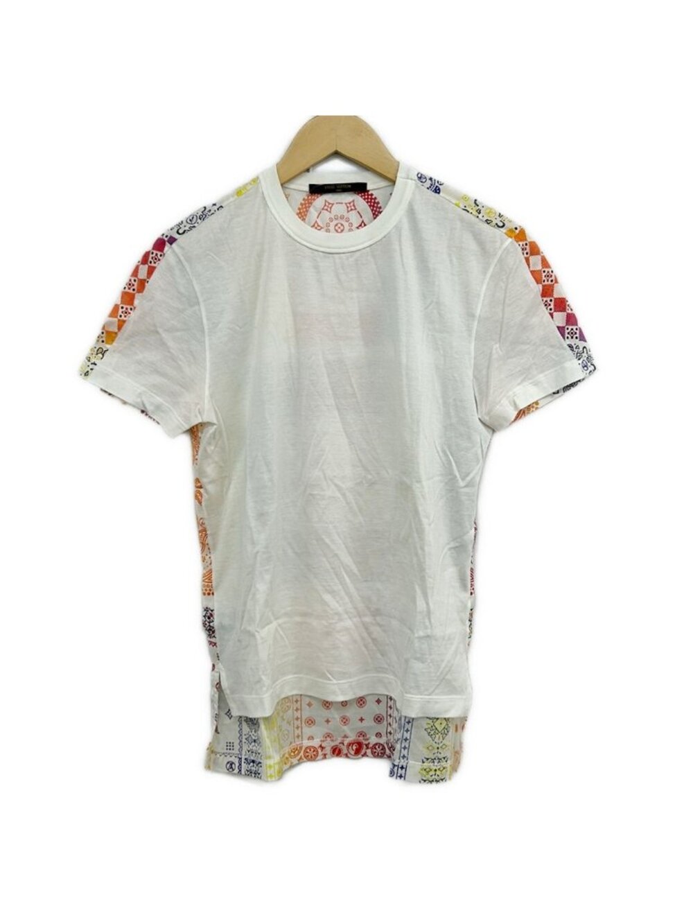 Louis Vuitton Short Sleeve T-Shirt White Red Multi Fragment